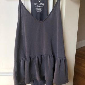 American Eagle simple grey tank top